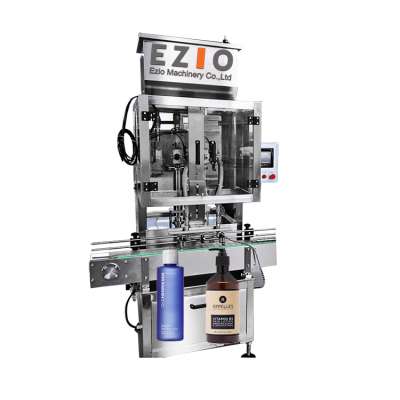 EZIO-P200 Automatic Cosmetic Jar Body Lotion Gel Liquid Bottle Filling Bottling and Capping Machine For Toner